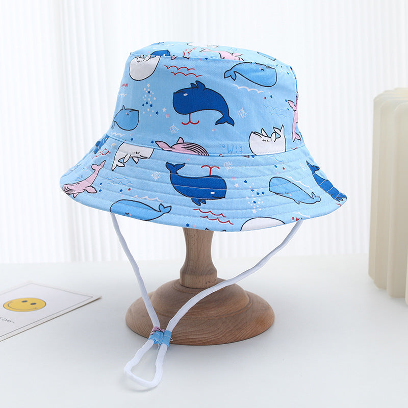 Bucket Hat for Children Thin Material worn in Spring - Summer - Fall  that's a Sun-proof Protection Hat