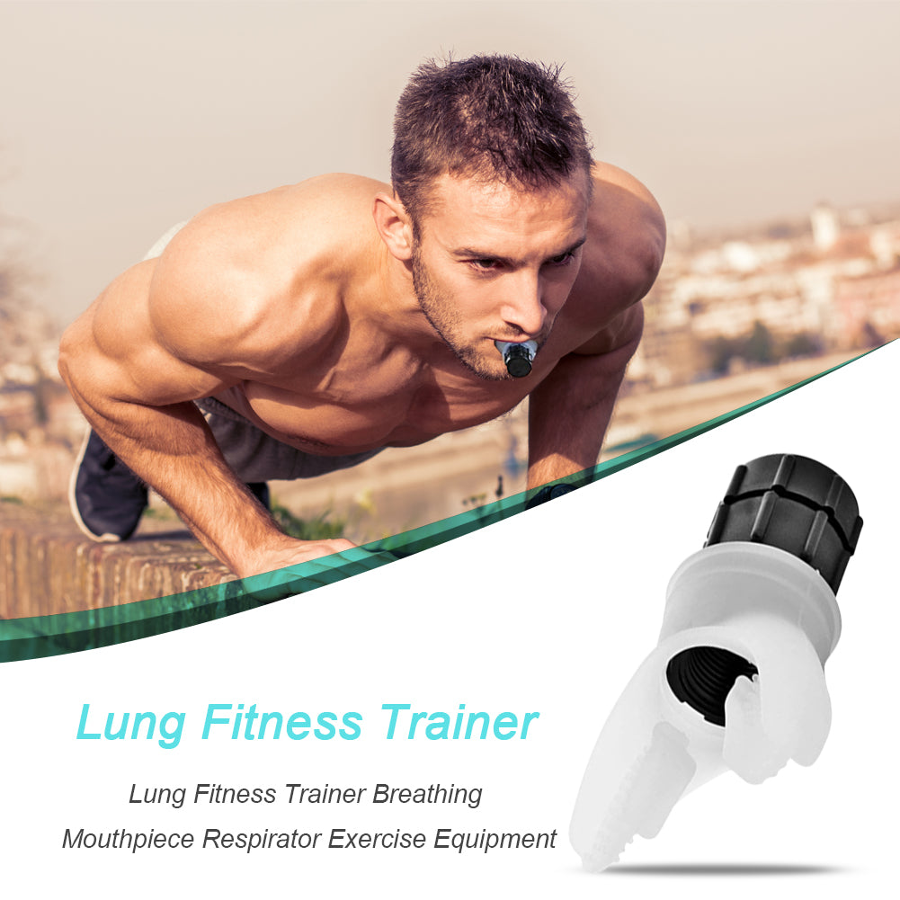 Breathing Trainer Respirator - Fitness Equipment - Exercise Lung Mouthpiece - Household Healthy Care Accessories