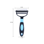 Dog And Cat Dual Purpose Comb For Removing Floating Hair And Dead Knots