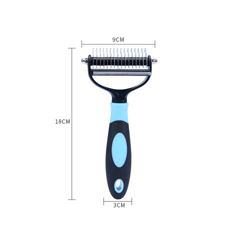 Dog And Cat Dual Purpose Comb For Removing Floating Hair And Dead Knots