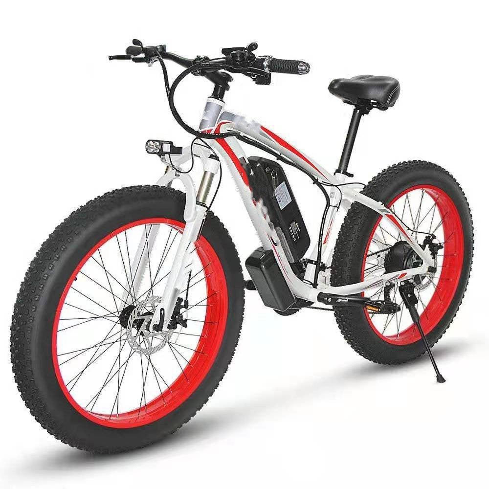 Electric Bicycle Lithium Tram Mud - Snow Electric Mountain Bike 21 Speed