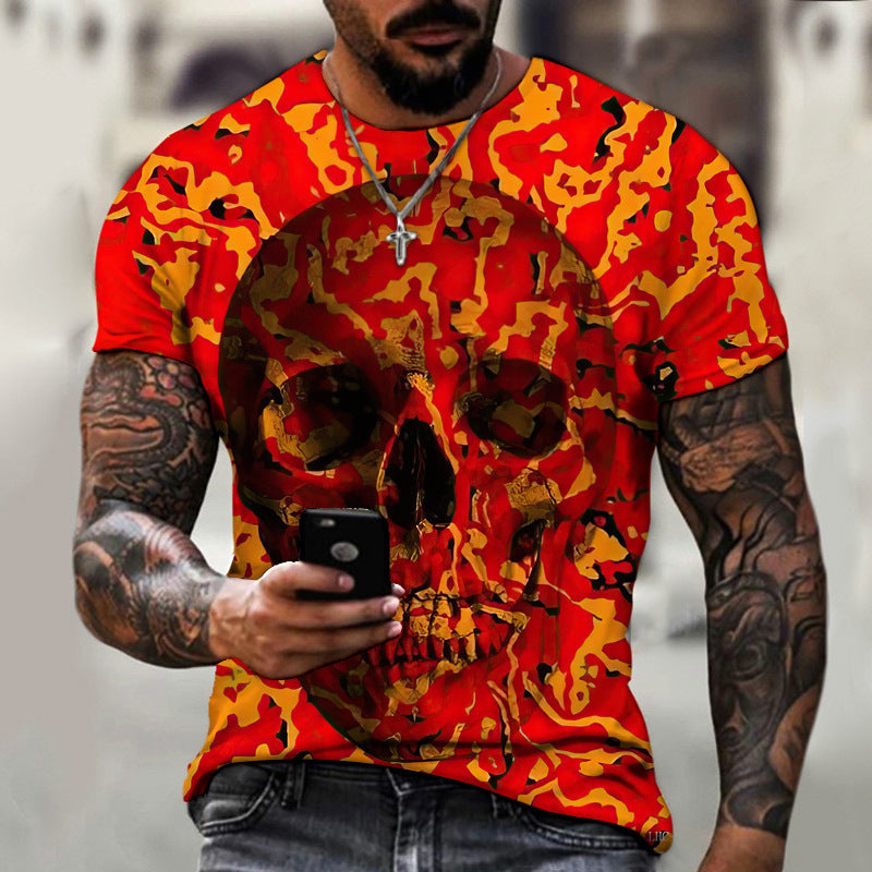 Summer Men's 3D T-shirt Short Sleeve